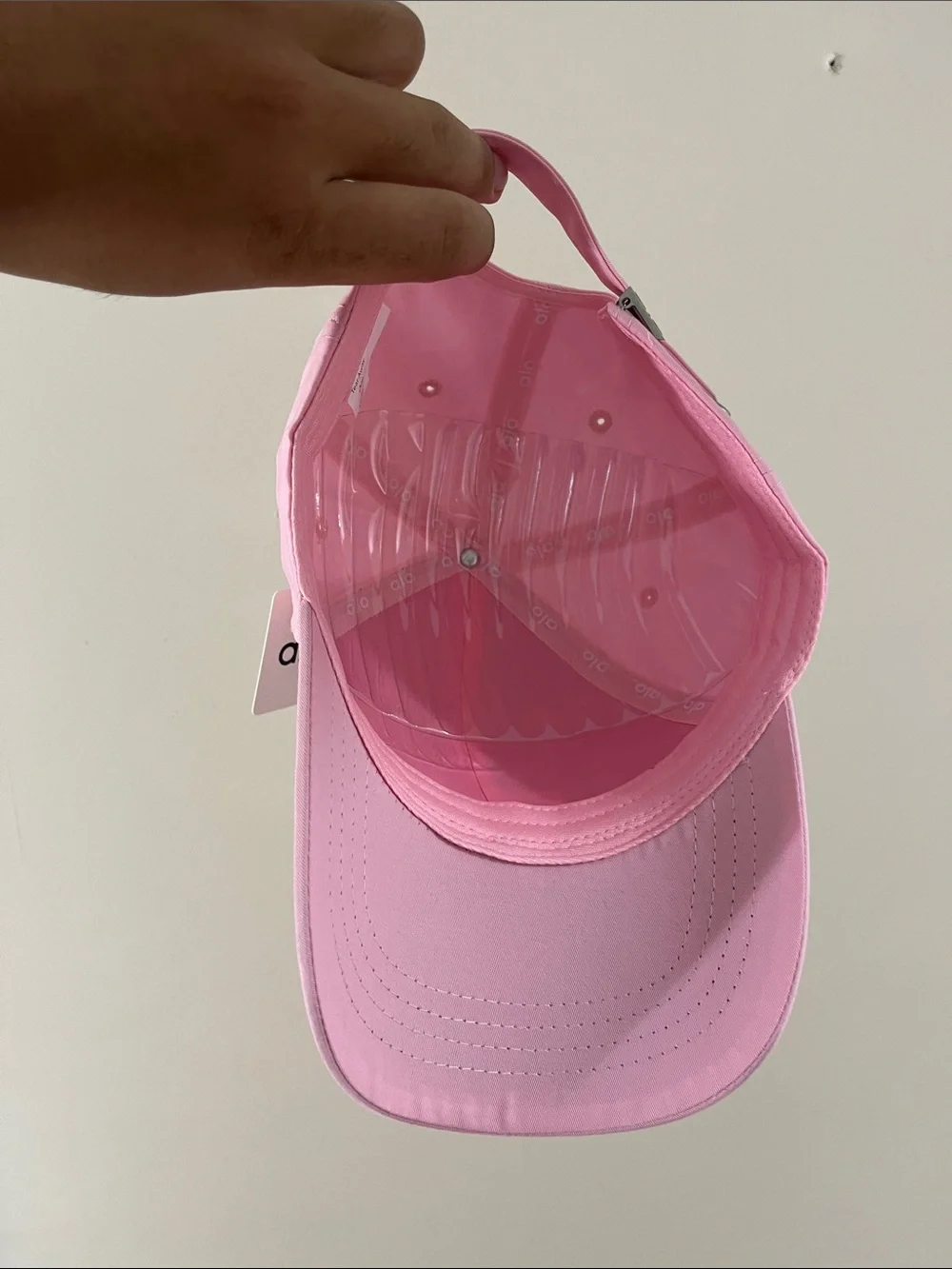 ALO Yoga Pink Logo Baseball Cap